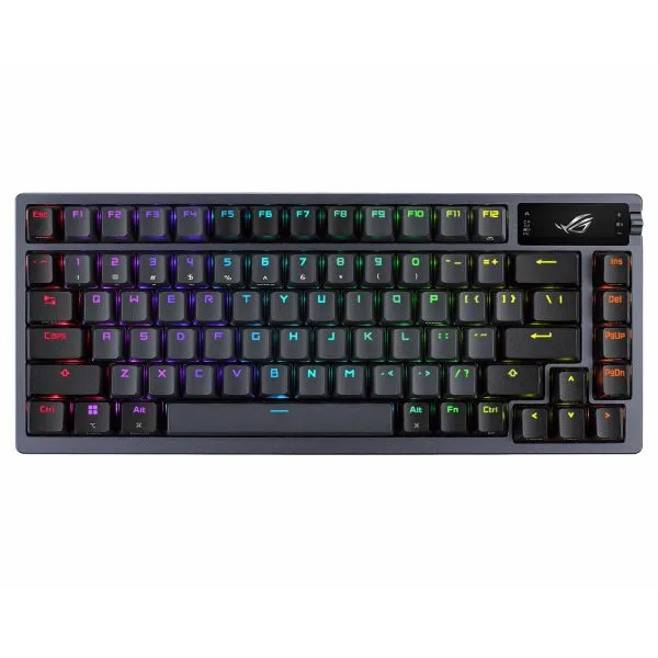 کیبورد گیمینگ ASUS ROG Azoth با نورپردازی RGB و سوئیچ مکانیکی قابل تعویض داغ