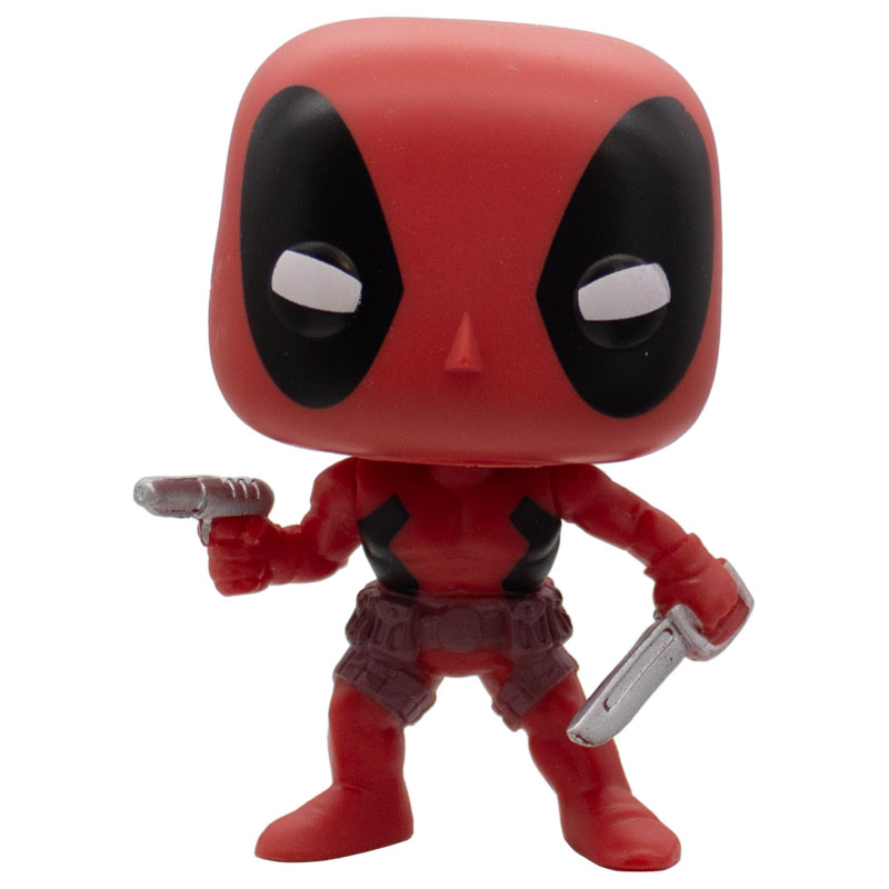Deadpool با شمشیرهای پشت کمر و اسلحه در دست – نسخه اکشن و خاص از سری Funko Pop