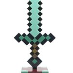 Minecraft Diamond Sword Lamp – چراغ رومیزی USB با طراحی پیکسلی ماینکرفت