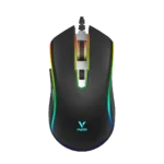 Rapoo V25S Gaming Mouse Black با حسگر ۵۰۰۰ DPI و طراحی ارگونومیک