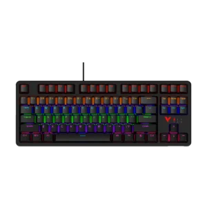 Rapoo V500PRO-87 Wired Mechanical Gaming Keyboard Blue Switch 2024 – کیبورد مکانیکی با سوییچ آبی و نورپردازی RGB