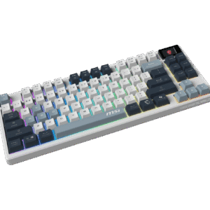 کیبورد گیمینگ بی‌سیم ام‌اس‌آی GK600 TKL Wireless Sky