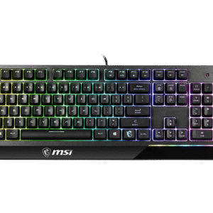 تصویر کیبورد گیمینگ MSI VIGOR GK30 با نورپردازی RGB و طراحی ضد آب