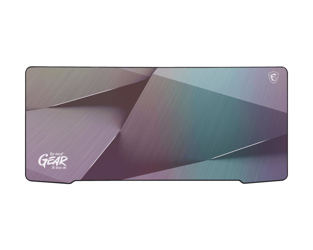 تصویر پد ماوس MSI AGILITY GD72 با نورپردازی RGB و سطح پارچه‌ای صاف