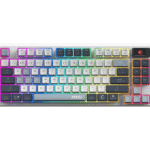 تصویر کیبورد گیمینگ بیسیم MSI GK600 TKL Wireless Sky با نور RGB و طراحی جمعوجور