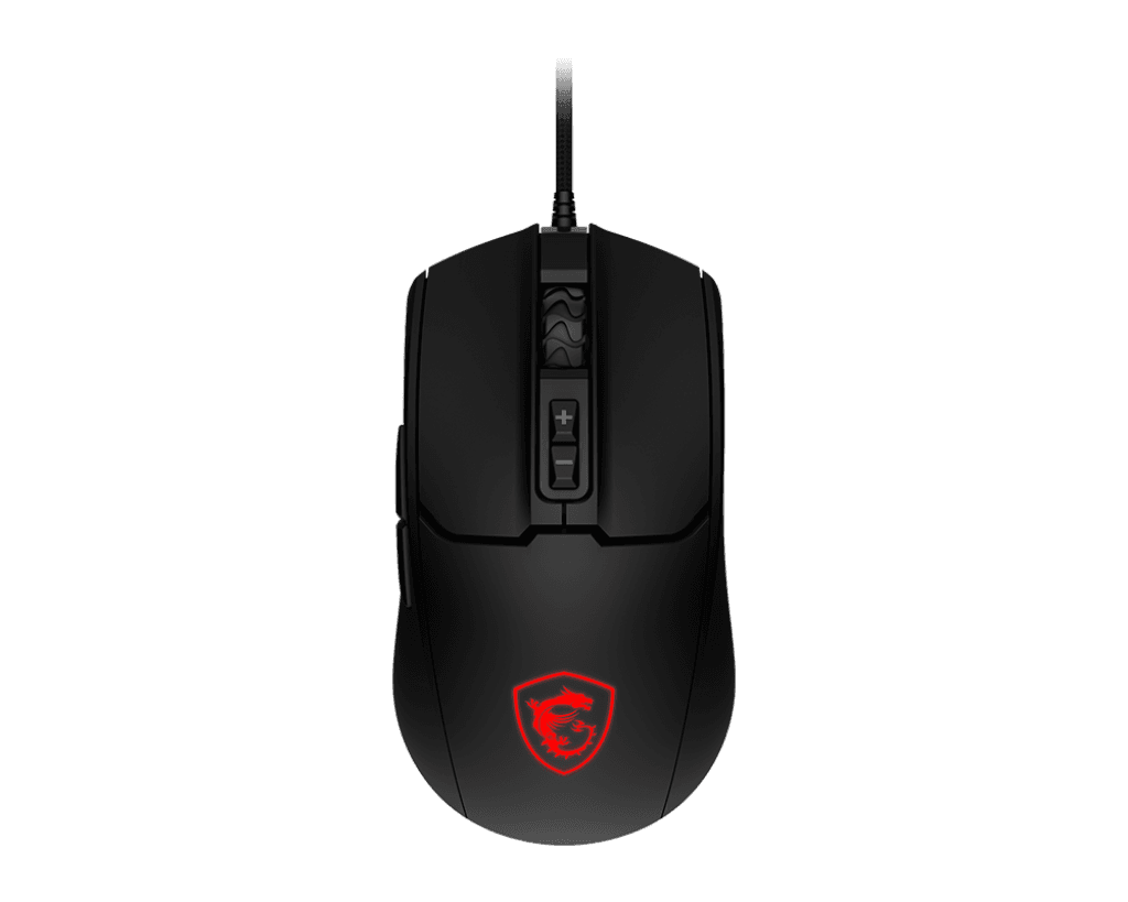 تصویر موس گیمینگ MSI FORGE GM100 با نورپردازی RGB و طراحی متقارن