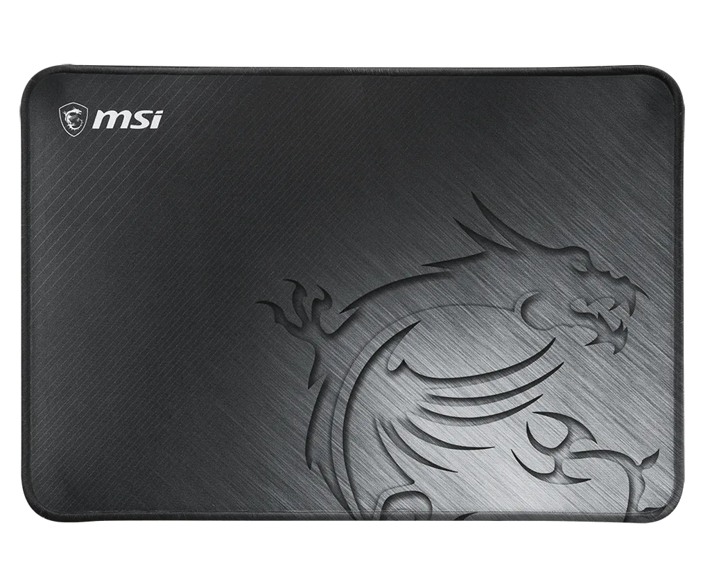 تصویر پد موس گیمینگ MSI AGILITY GD21 با سطح صاف و لوگوی قرمز