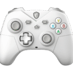 تصویر دسته بازی MSI FORCE GC300 نسخه سفید با طراحی ارگونومیک و اتصال بیسیم