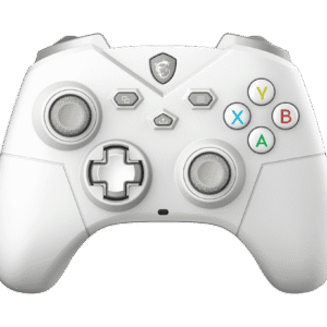 تصویر دسته بازی MSI FORCE GC300 نسخه سفید با طراحی ارگونومیک و اتصال بی‌سیم