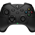 تصویر دسته بازی بیسیم MSI FORCE GC300 با طراحی ارگونومیک و دکمههای دقیق