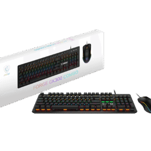 ست گیمینگ ام‌اس‌آی فورج GK300 COMBO با سوئیچ آبی
