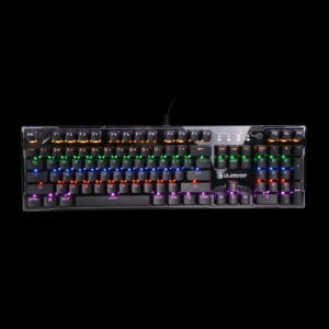 تصویر کیبورد اپتیکال A4Tech Bloody B810R با نور RGB و طراحی فلزی