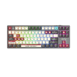 تصویر کیبورد گیمینگ A4Tech Bloody WS87 با نورپردازی RGB و طراحی بدون نام‌پد