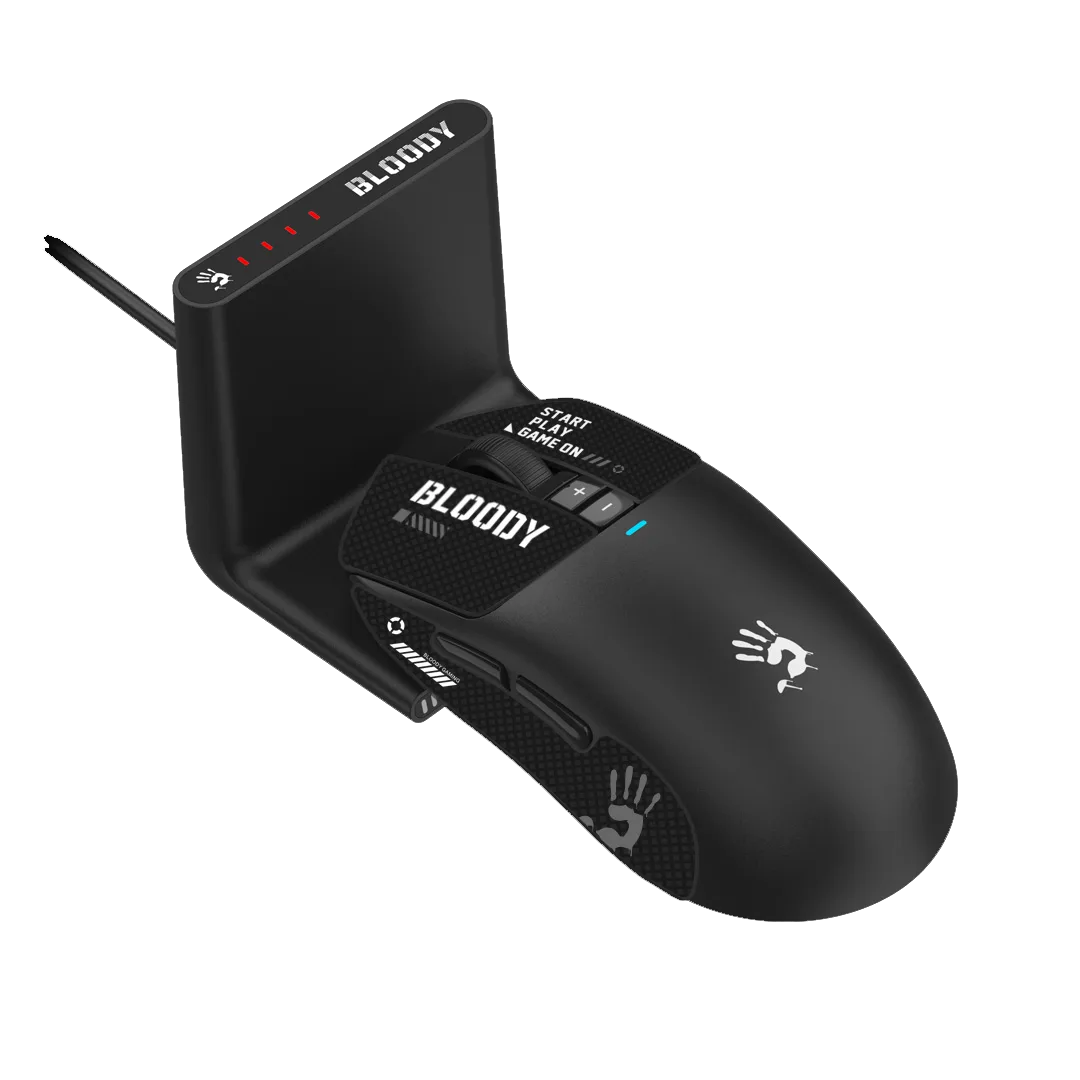 تصویر کیبورد گیمینگ A4Tech Bloody R72 Pro Due با نور RGB و طراحی فلزی