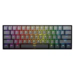 کیبورد مکانیکال ردراگون K617 Fizz GGB RGB-M با سوئیچ قرمز هاتسواپ، نورپردازی RGB و طراحی ۶۰ درصدی برای گیمینگ حرفهای