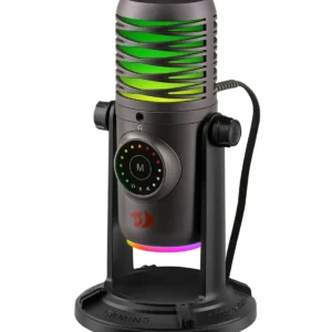 میکروفون استریم ردراگون Stellaris GM306 با بدنه فلزی، الگوی کاردیوید، کنترل لمسی و RGB برای ضبط صدای حرفه‌ای