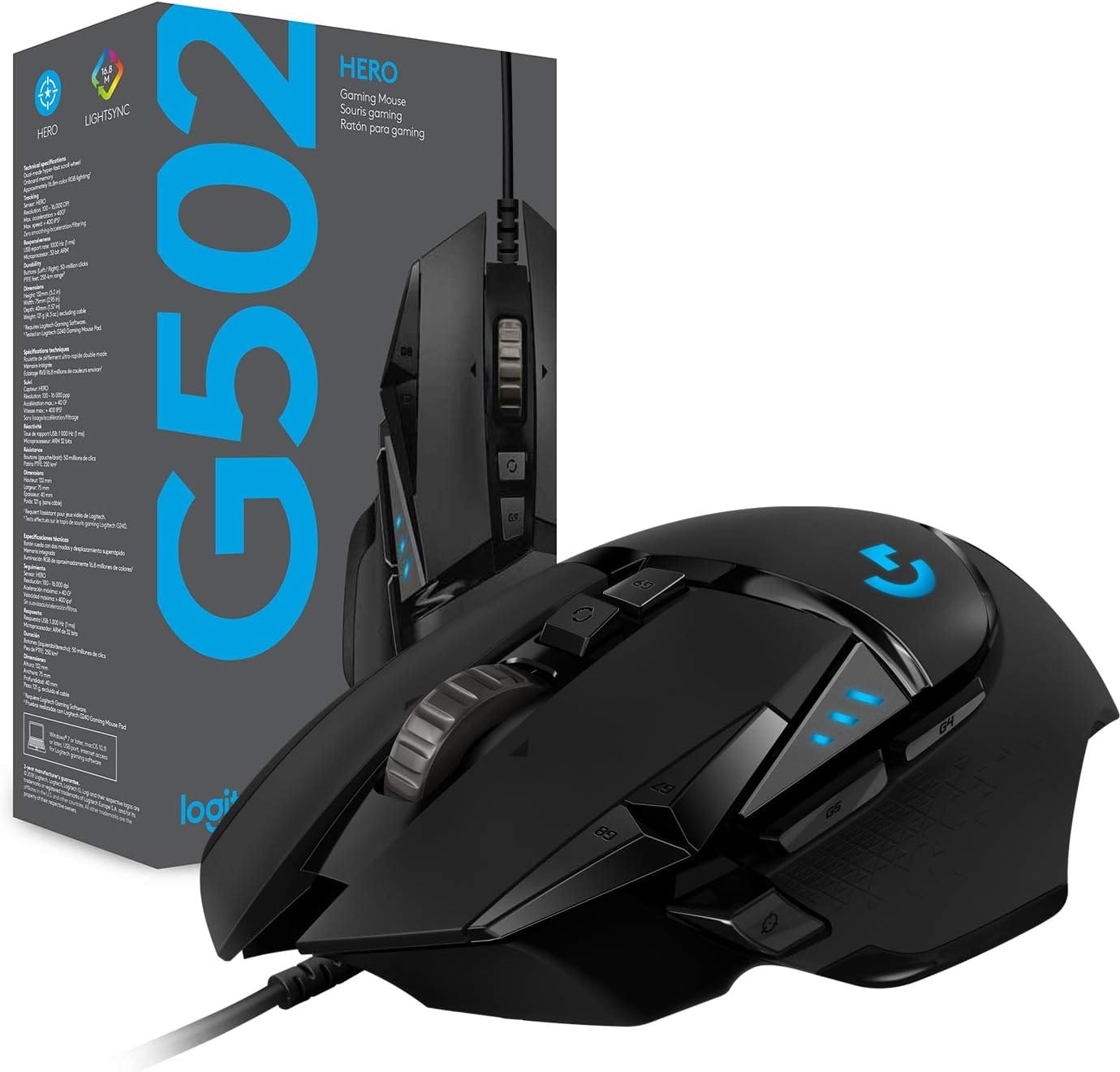 موس گیمینگ لاجیتک G502 HERO