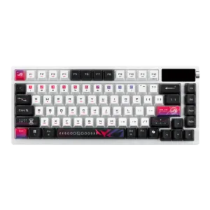 کیبورد مکانیکال ROG Azoth X با نمایشگر OLED و اتصال سه‌حالته مناسب گیمینگ و تایپ