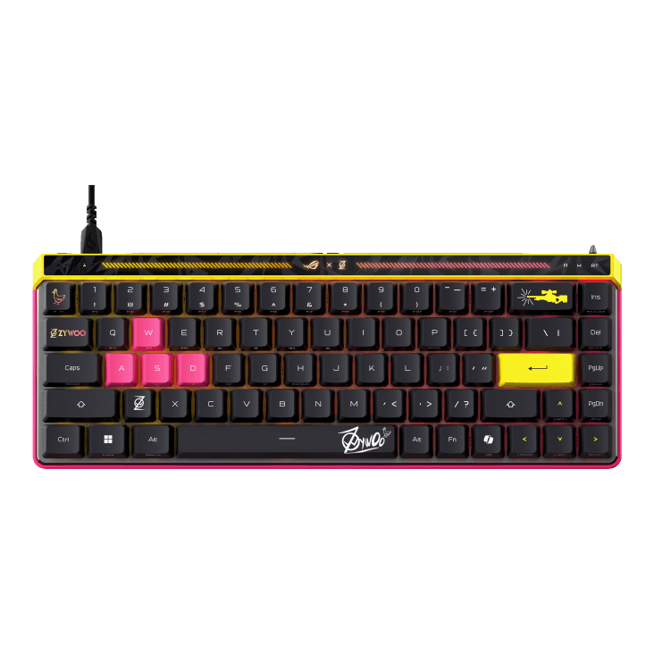 کیبورد گیمینگ ROG Falchion Ace HFX ZywOo Edition با سوییچ مغناطیسی و Rapid Trigger