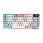 کیبورد مکانیکال ROG Azoth White Arabic با حروف عربی و نمایشگر OLED مناسب گیمینگ