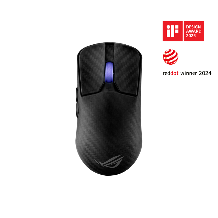 ماوس گیمینگ ROG Harpe Ace Extreme با بدنه فیبر کربن و سنسور AimPoint Pro مناسب بازی‌های رقابتی