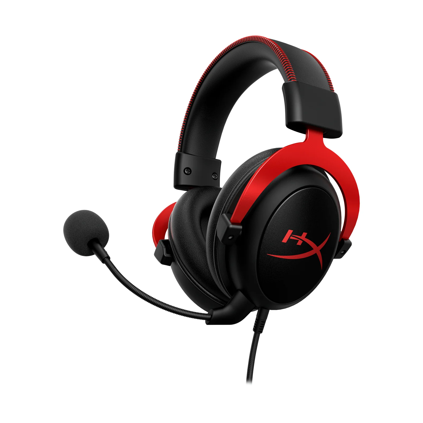 هدست گیمینگ هایپرایکس Cloud II Wired Black-Red با صدای 7.1 و درایور 53mm مناسب بازی‌های FPS