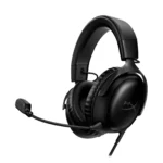هدست گیمینگ هایپرایکس Cloud III Wired Black با درایور 53mm و صدای DTS مناسب بازی‌های FPS