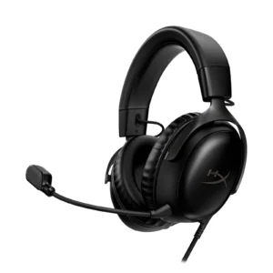 هدست گیمینگ هایپرایکس Cloud III Wired Black با درایور 53mm و صدای DTS مناسب بازی‌های FPS