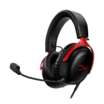 هدست گیمینگ هایپرایکس Cloud III Wired Black-Red با درایور 53mm و صدای DTS مناسب گیمرهای حرفهای