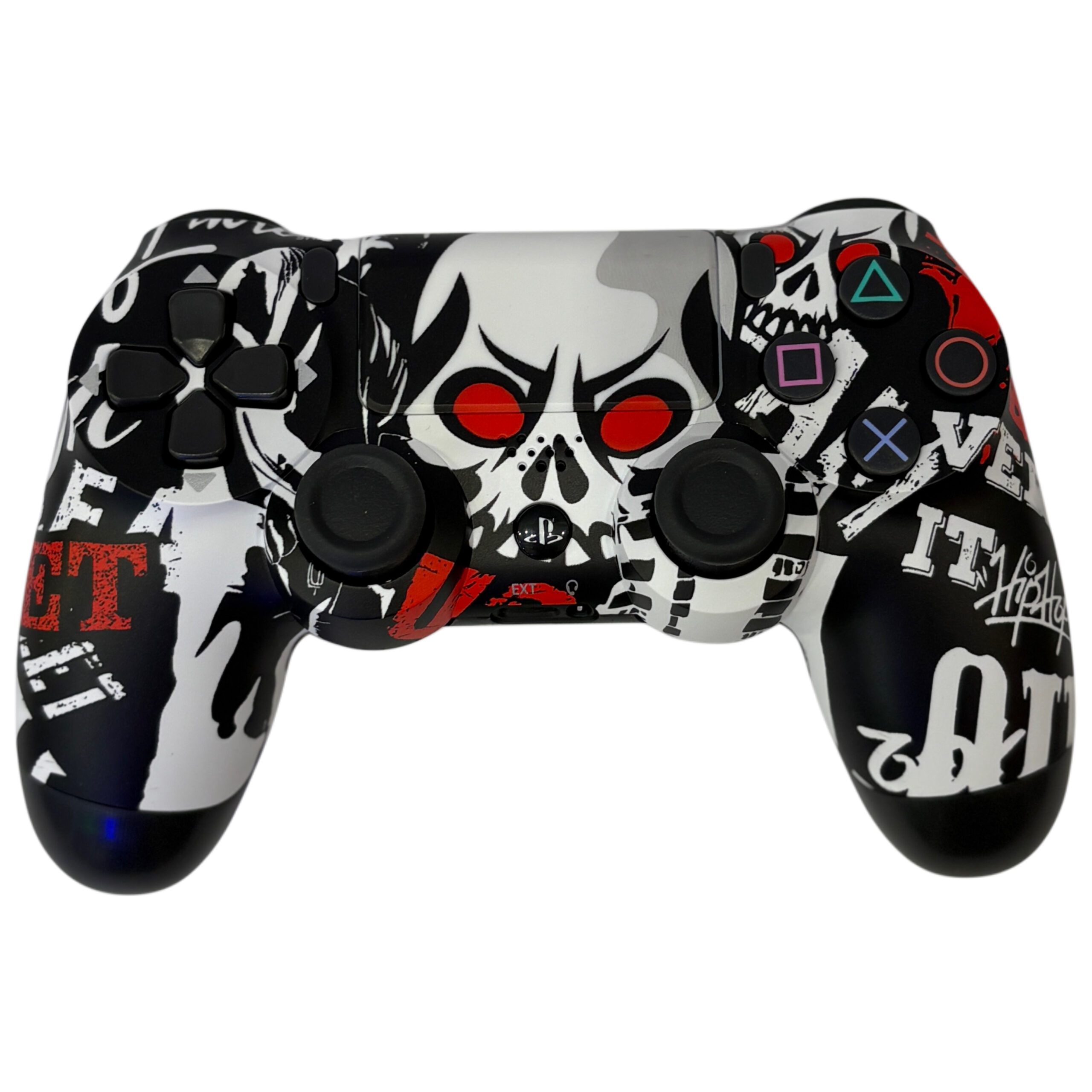 دسته PS4 طرح جمجمه گرافیتی