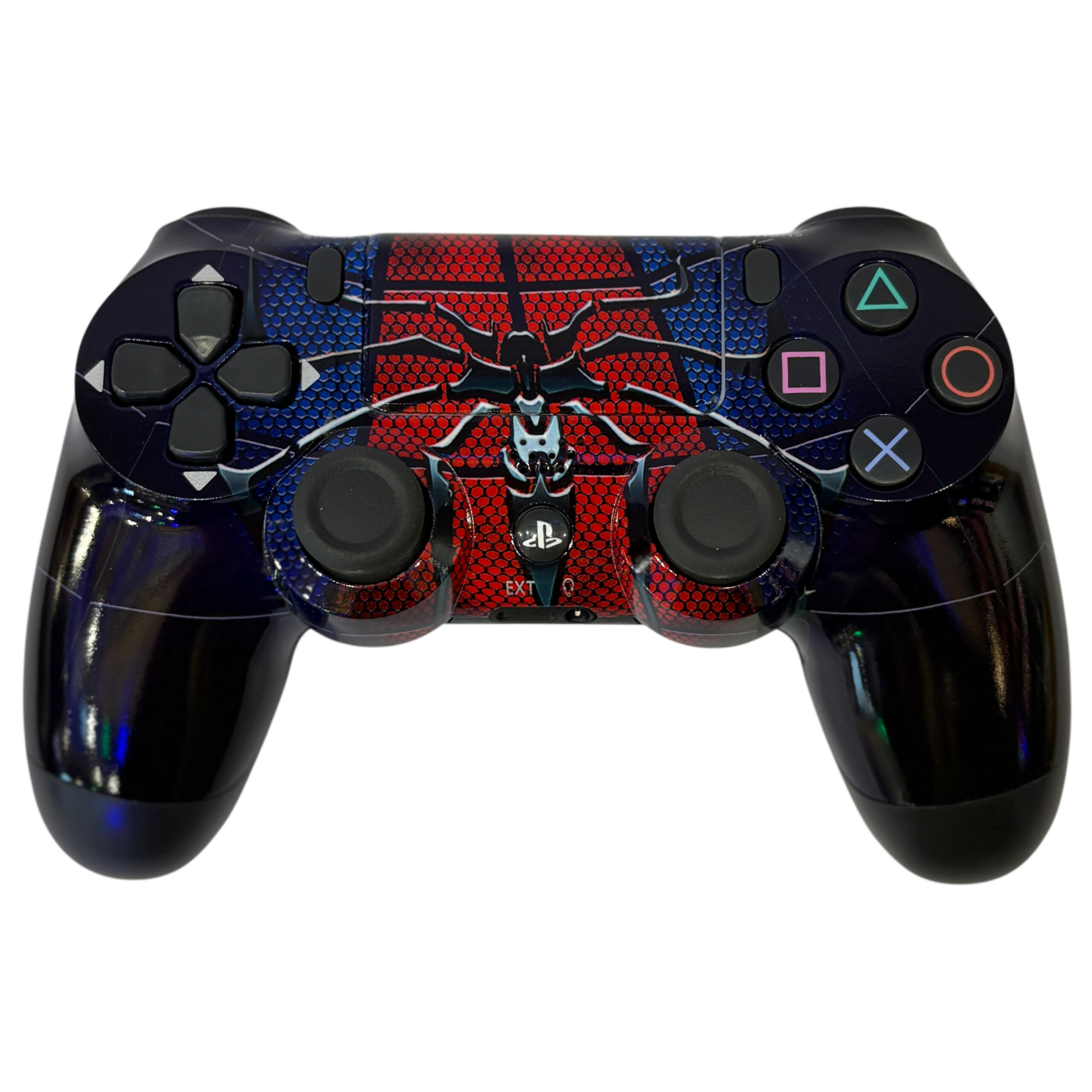 دسته PS4 مرد عنکبوتی نئونی