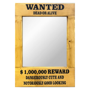 آینه دیواری طرح Wanted