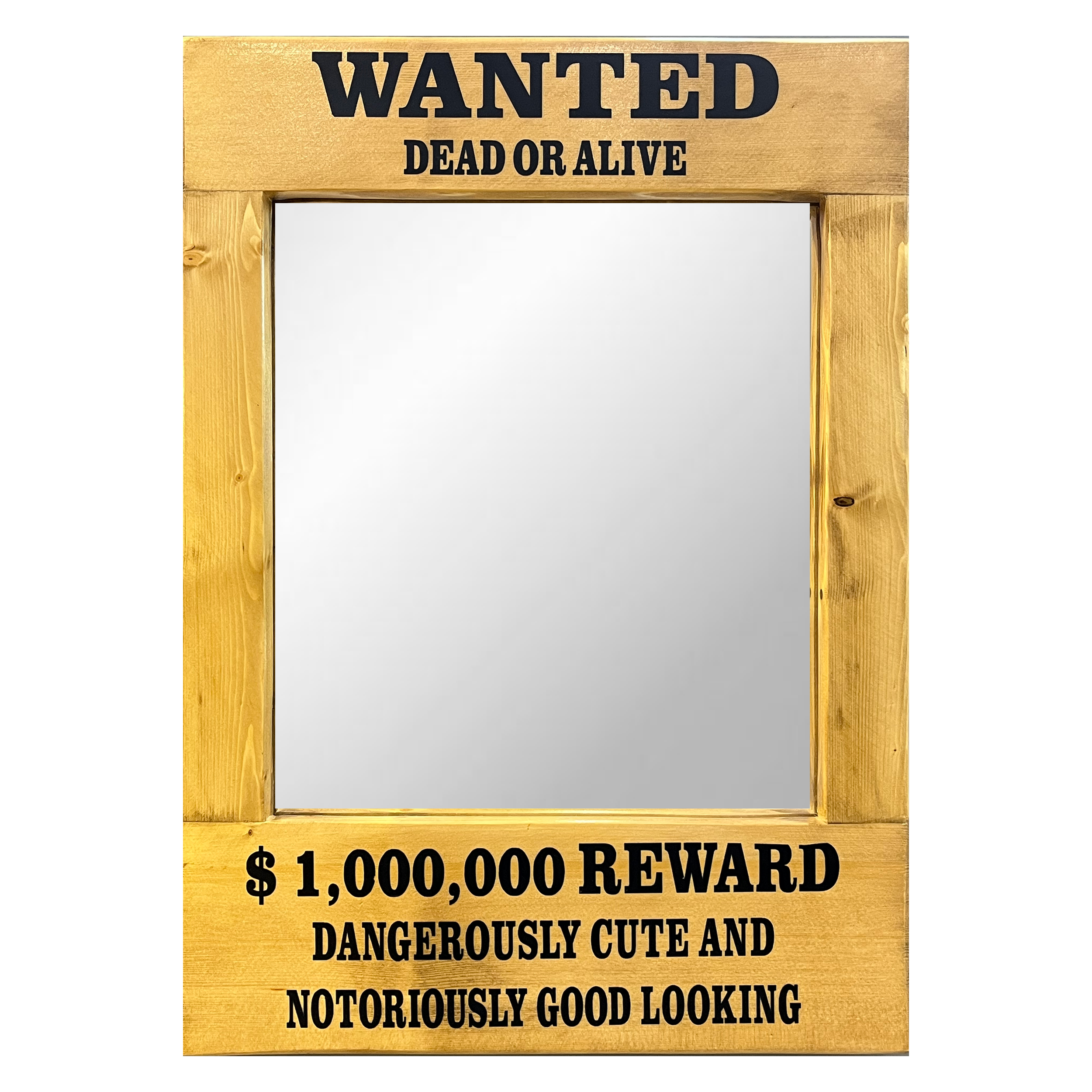 آینه دیواری طرح Wanted