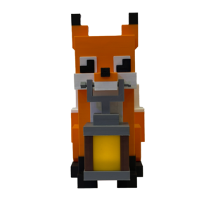 چراغ خواب طرح روباه ماینکرافت (Minecraft Fox Lamp)