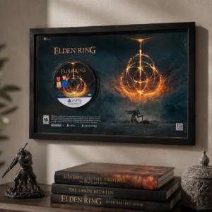تابلو دیواری طرح دیسک بازی Elden Ring
