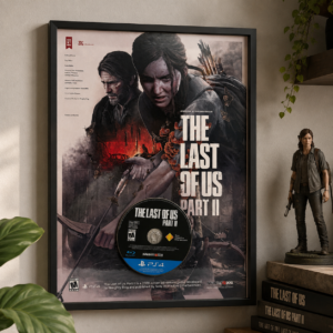 تابلو دیواری طرح دیسک بازی The Last of Us 2