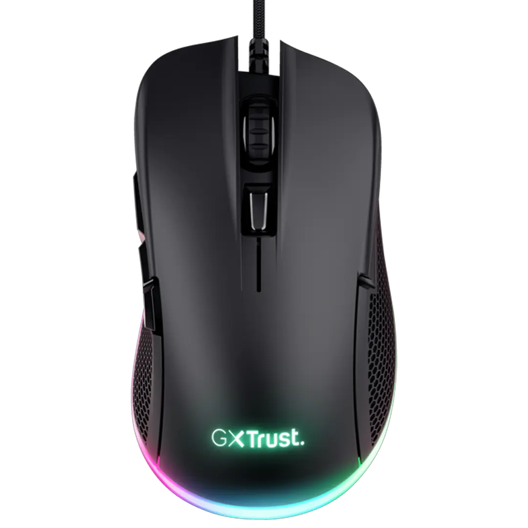 موس گیمینگ تراست Ybar با نورپردازی RGB